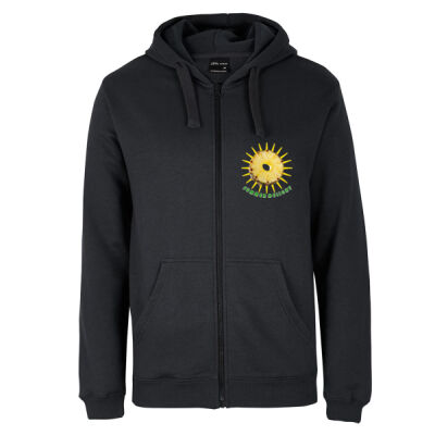 Tropical Pineapple Sun - P/C FULL ZIP HOODIE - Adult Thumbnail