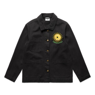 Tropical Pineapple Sun - Wo's Canvas Chore Jacket Thumbnail