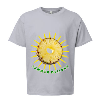 Tropical Pineapple Sun - Fine Jersey Youth T-Shirt Thumbnail