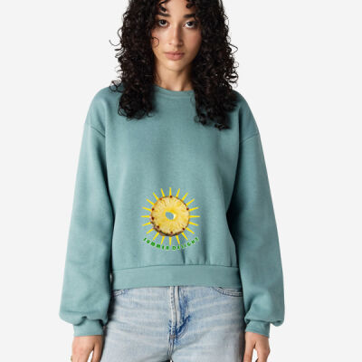 Tropical Pineapple Sun - Women's Classic Crewneck Sweatshirt Thumbnail