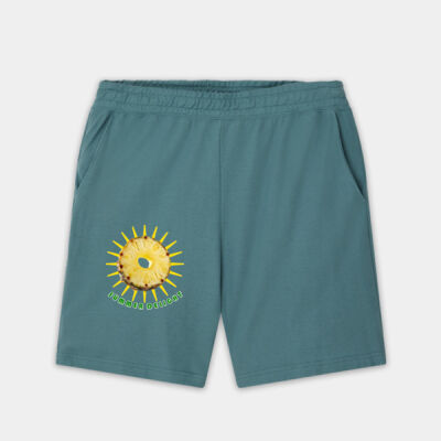 Tropical Pineapple Sun - Pique Unisex Gym Shorts Thumbnail