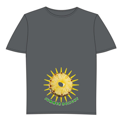 Tropical Pineapple Sun - Fine Jersey Unisex T-Shirt Thumbnail