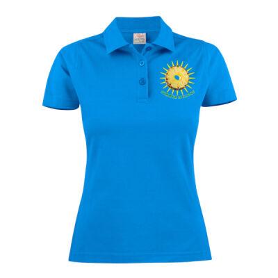 Tropical Pineapple Sun - Surf Women's Cotton Polo Thumbnail