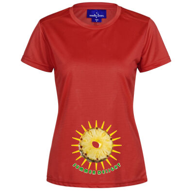 Tropical Pineapple Sun - Rapidcool Ultra Light Tee Shirt Ladies Thumbnail