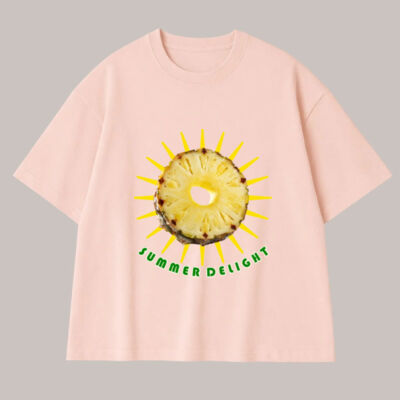 Tropical Pineapple Sun - Youth Slouch Tee - Acid Wash Thumbnail