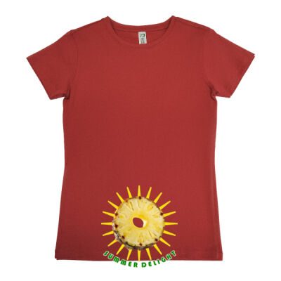 Tropical Pineapple Sun - Ladies Modern Fit Tee Thumbnail