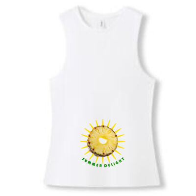 Tropical Pineapple Sun - Women's combed cotton Tank Thumbnail