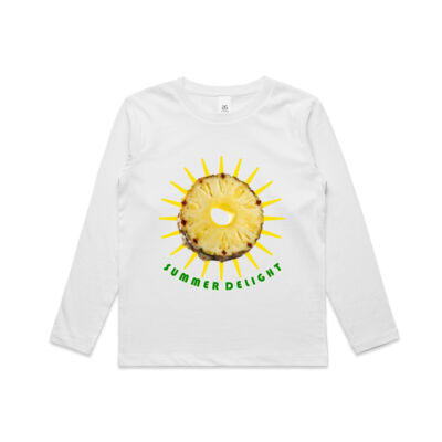 Tropical Pineapple Sun - Kids Staple Longsleeve Tee Thumbnail