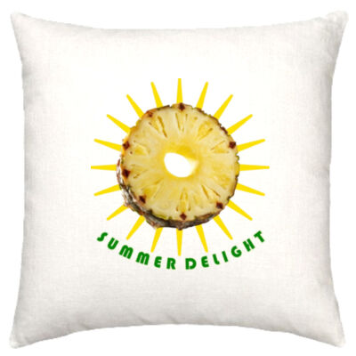 Tropical Pineapple Sun - Linen Cushion Cover 50x50cm Thumbnail