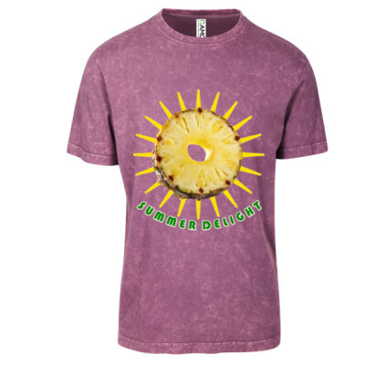 Tropical Pineapple Sun - Kid's Stone Wash Tee Thumbnail