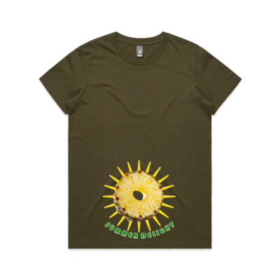 Tropical Pineapple Sun - Maple Tee Thumbnail