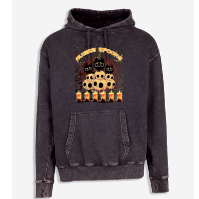 aussie spooks - Men's Stone Wash Fleece Hoodie Thumbnail
