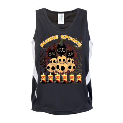 aussie spooks - Kids Accelerator Cool-Dry Singlet Thumbnail