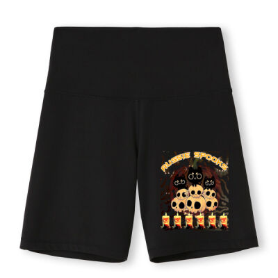 aussie spooks - Womens High Rise Legging Shorts Thumbnail