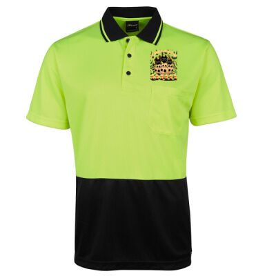 aussie spooks - Hi Vis Jacquard Non Cuff Polo Thumbnail