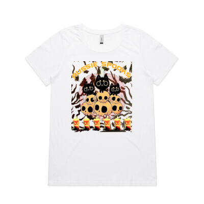 aussie spooks - Wo's Shallow Scoop Tee  Thumbnail