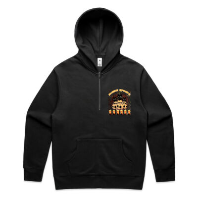 aussie spooks - Mens Relax Half Zip Hood Thumbnail
