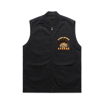 aussie spooks - Mens Canvas Heavy Vest Thumbnail