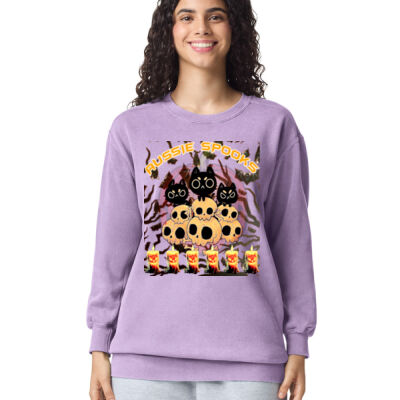 aussie spooks - Adult Crewneck Sweatshirt Thumbnail