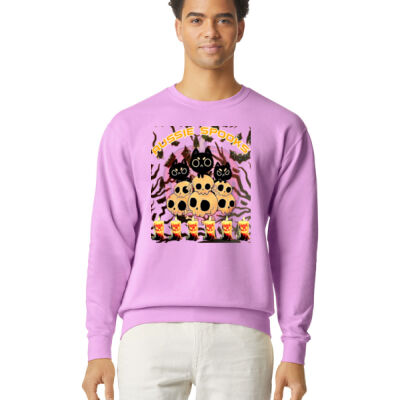 aussie spooks - Lightweight Crewneck Sweatshirt Thumbnail