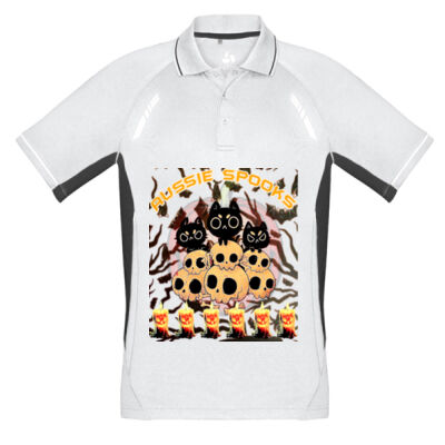 aussie spooks -  Mens Renegade Short Sleeve Polo Thumbnail