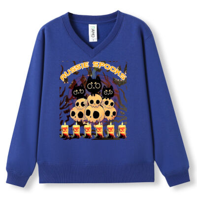 aussie spooks - Kids V-neck Fleece Thumbnail