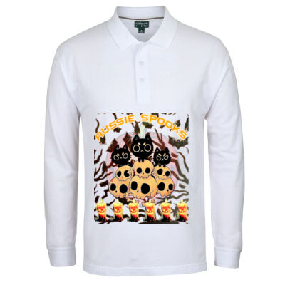 aussie spooks - C Of C L/S Pique Polo Thumbnail
