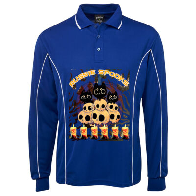 aussie spooks - Podium L/S Piping Polo Thumbnail