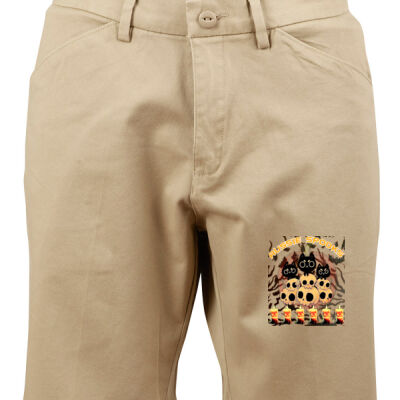aussie spooks - Ladies Stretch Slimfit Boston Chino Shorts Thumbnail