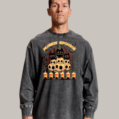 aussie spooks - Long Sleeve Tee Acidwash - UNISEX Thumbnail