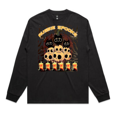 aussie spooks - Mens Heavy Faded L/S Tee Thumbnail