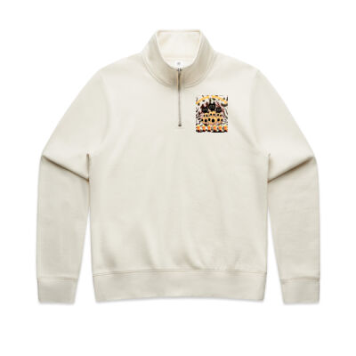 aussie spooks - Wo's Stencil Half Zip Thumbnail