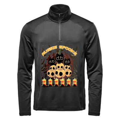 aussie spooks - Men's Augusta 1/4 Zip Long Sleeve Thumbnail