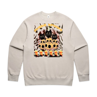 aussie spooks - Mens Relax Faded Crew Thumbnail