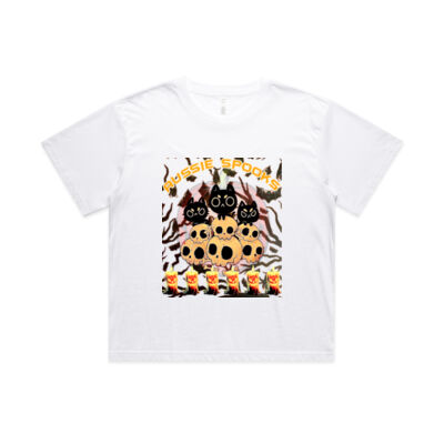 aussie spooks - Wo's Martina Crop Tee Thumbnail