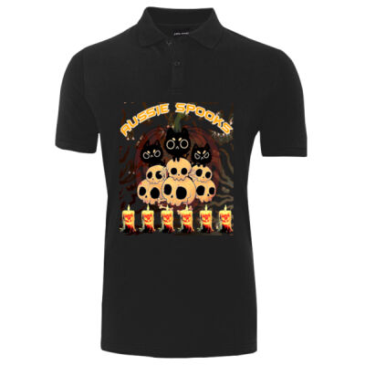 aussie spooks - Fitted Polo Thumbnail