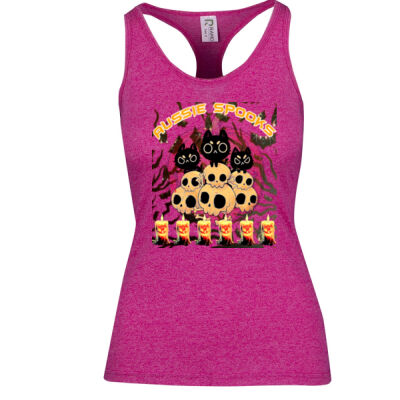 aussie spooks - Womens Greatness Athletic T-back Singlet Thumbnail