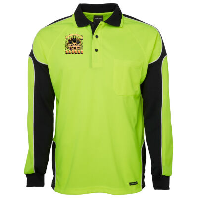 aussie spooks - HV 4602.1 L/S Arm Panel Polo Thumbnail