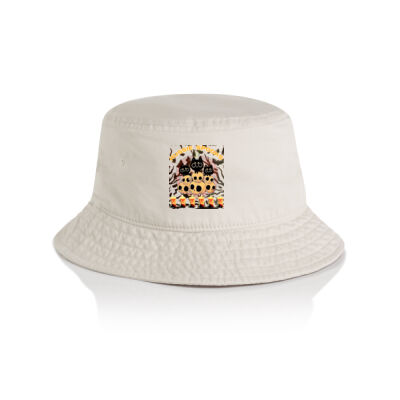 aussie spooks - Faded Bucket Hat Thumbnail