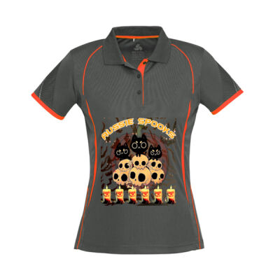 aussie spooks - Womens Razor Short Sleeve Polo Thumbnail