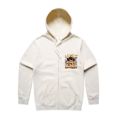 aussie spooks - Stencil Zip Hood Thumbnail