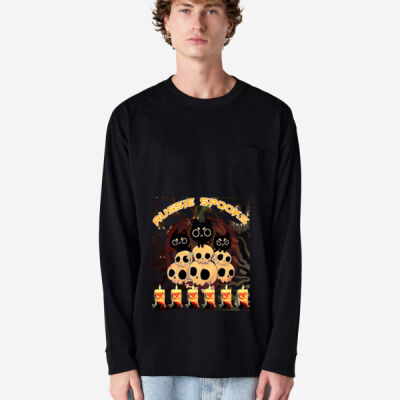 aussie spooks - Super Heavyweight Oversized Long Sleeve T-Shirt with Pocket Thumbnail