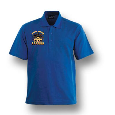 aussie spooks - Plain Colour Poly Face Cotton Backing Short Sleeve Polo Thumbnail