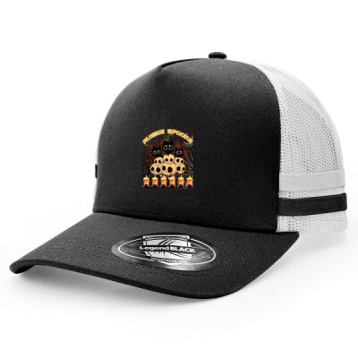 aussie spooks - Striped Trucker Thumbnail