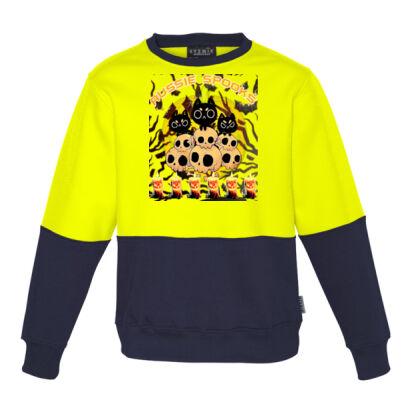 aussie spooks -  Unisex Hi Vis Crew Sweatshirt Thumbnail