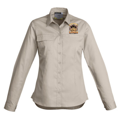 aussie spooks -  Womens Lightweight Tradie Long Sleeve Shirt Thumbnail