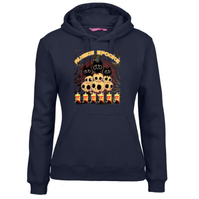 aussie spooks - Ladies Fleecy Hoodie Thumbnail