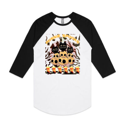 aussie spooks - Raglan Tee Thumbnail