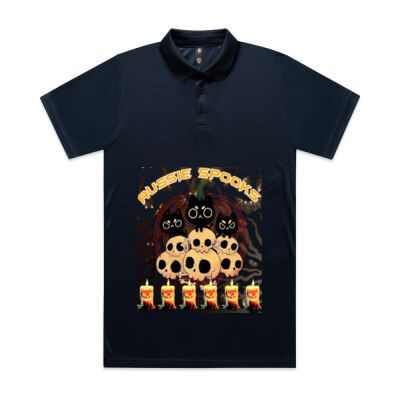 aussie spooks - Mens Work Polo Thumbnail