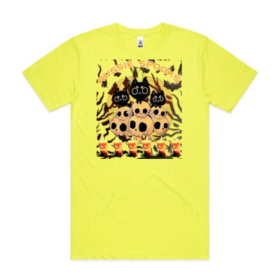 aussie spooks - Block Tee (Safety Colours) Thumbnail